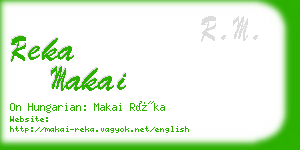 reka makai business card